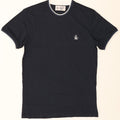 PENGUIN Mens T-Shirt Top Medium Navy Blue Cotton Vintage Penguin and Second-Hand Penguin from Messina Hembry 