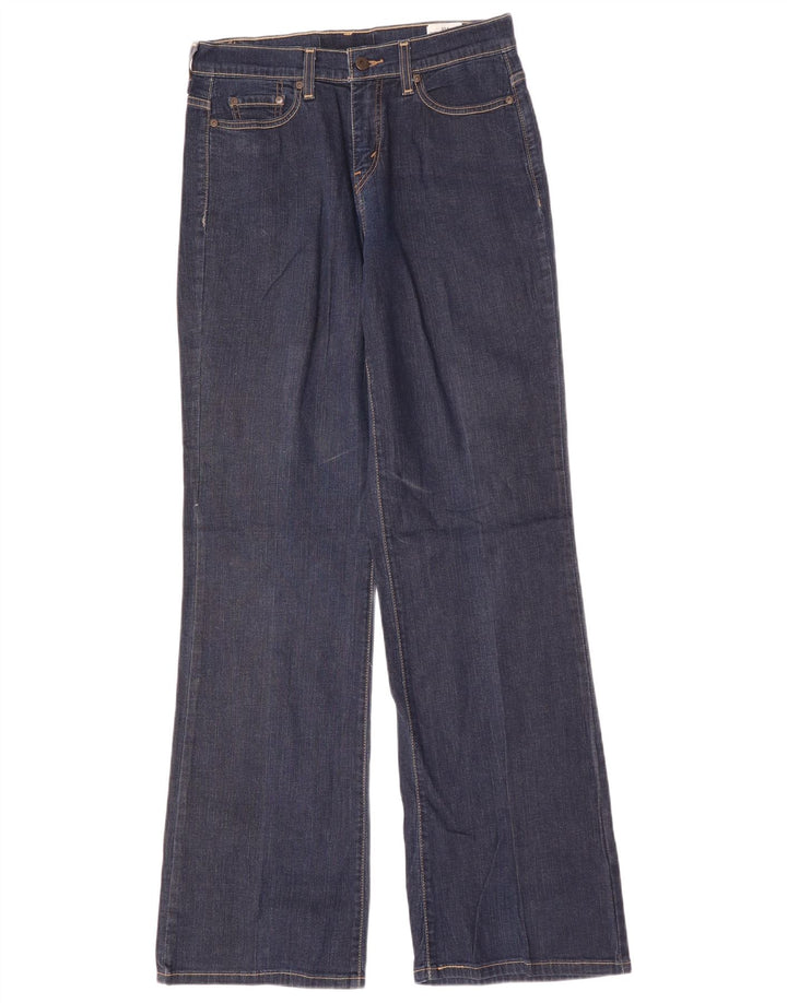 LEVI'S Damen Bootcut-Jeans US 8 Medium W30 L33 Marineblaue Baumwolle