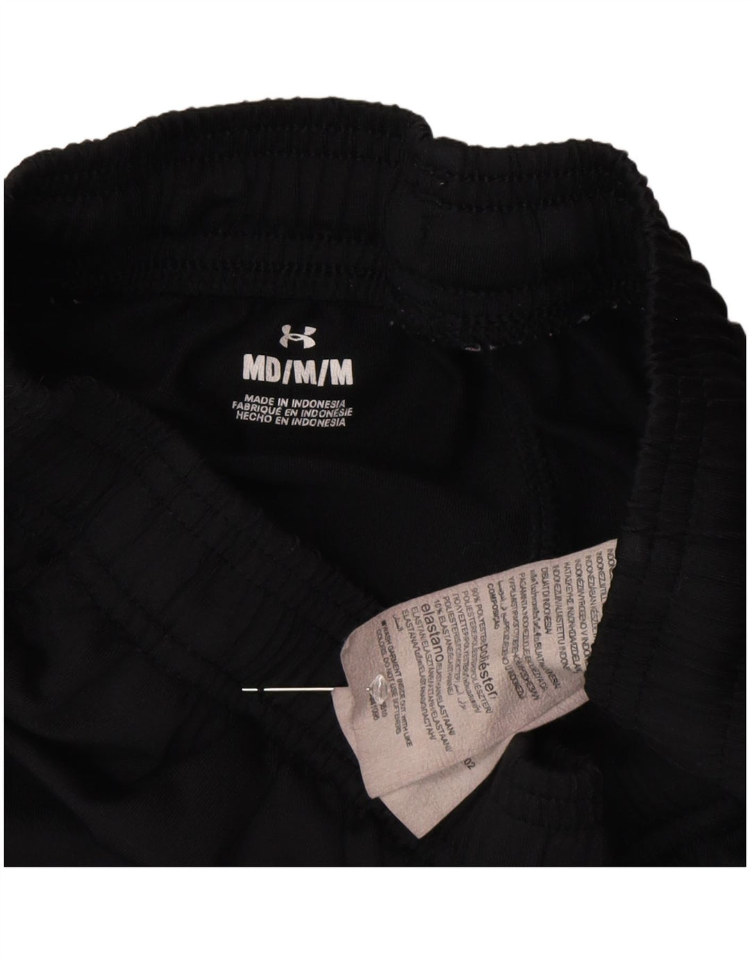 Under Armour Herren-Trainingshose aus mittelschwarzem Polyester