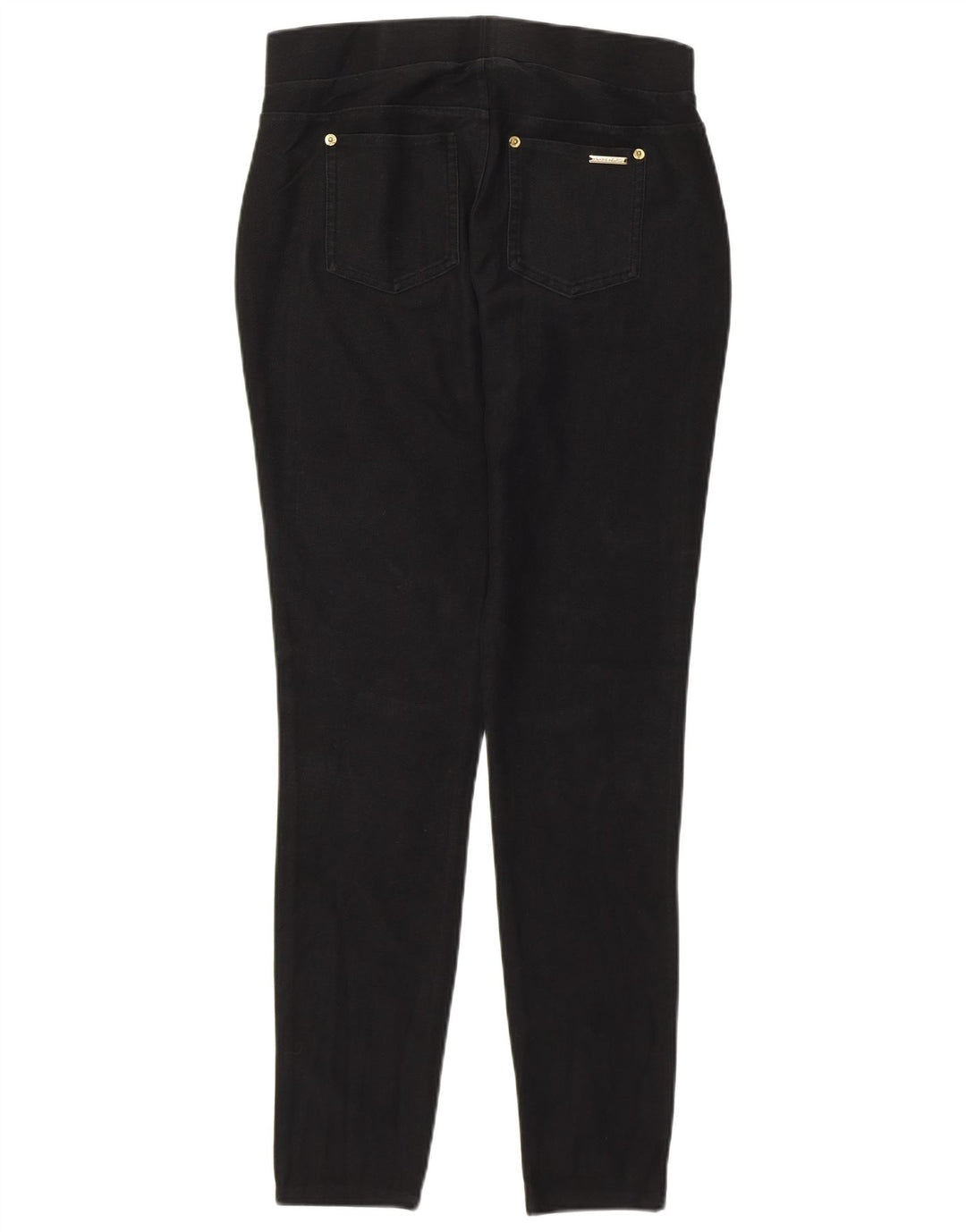 Michael Kors Damen Leggings UK 14 Mittelschwarze Baumwolle