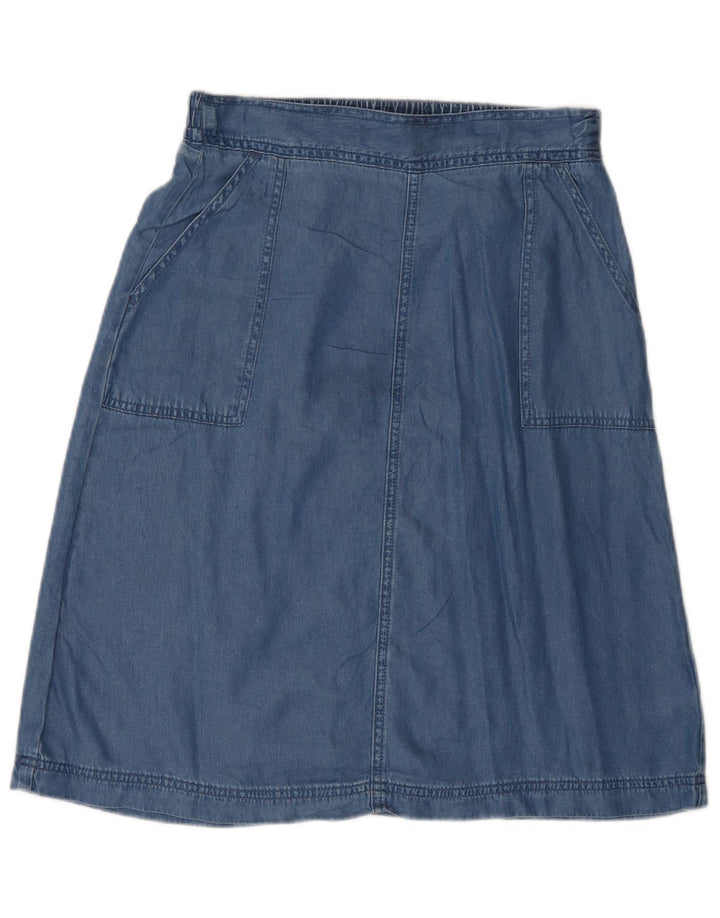 White Stuff Damen Jeansrock UK 8 Small W28 Blau Lyocell