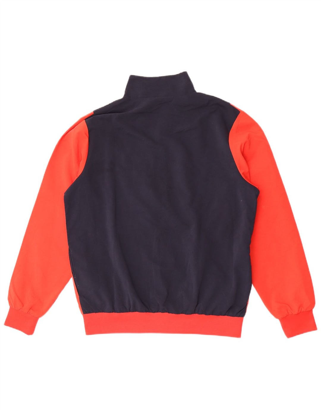 Kappa Herren-Trainingsanzug-Top-Jacke, großes marineblaues Farbblock-Polyester