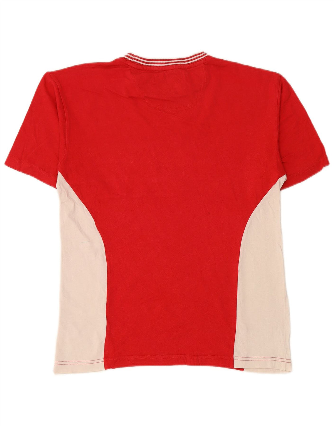 FILA Herren-T-Shirt mit Grafik, Größe S, Rot, Colourblock-Baumwolle