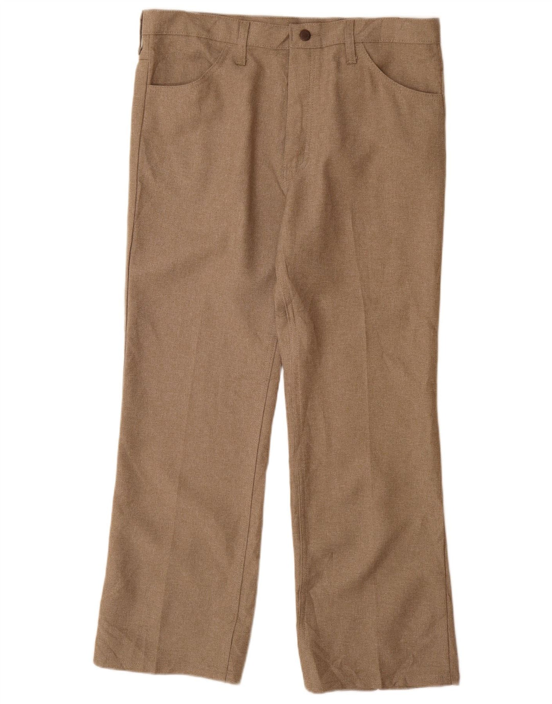 Wrangler Herren gerade Freizeithose W36 L29 Beige Polyester