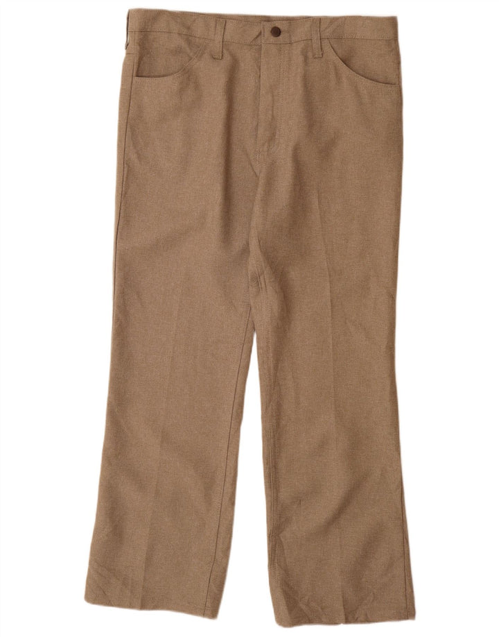 Wrangler Herren gerade Freizeithose W36 L29 Beige Polyester