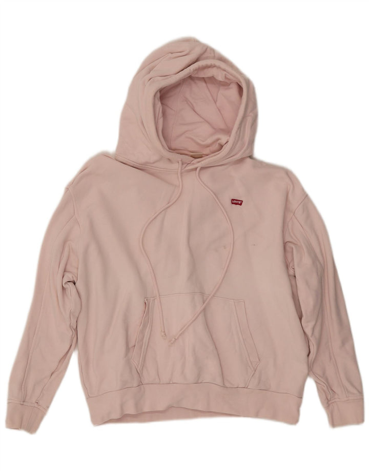 LEVI'S Damen-Übergröße-Kapuzenpullover, Gr. 10, Größe S, Rosa, Baumwolle