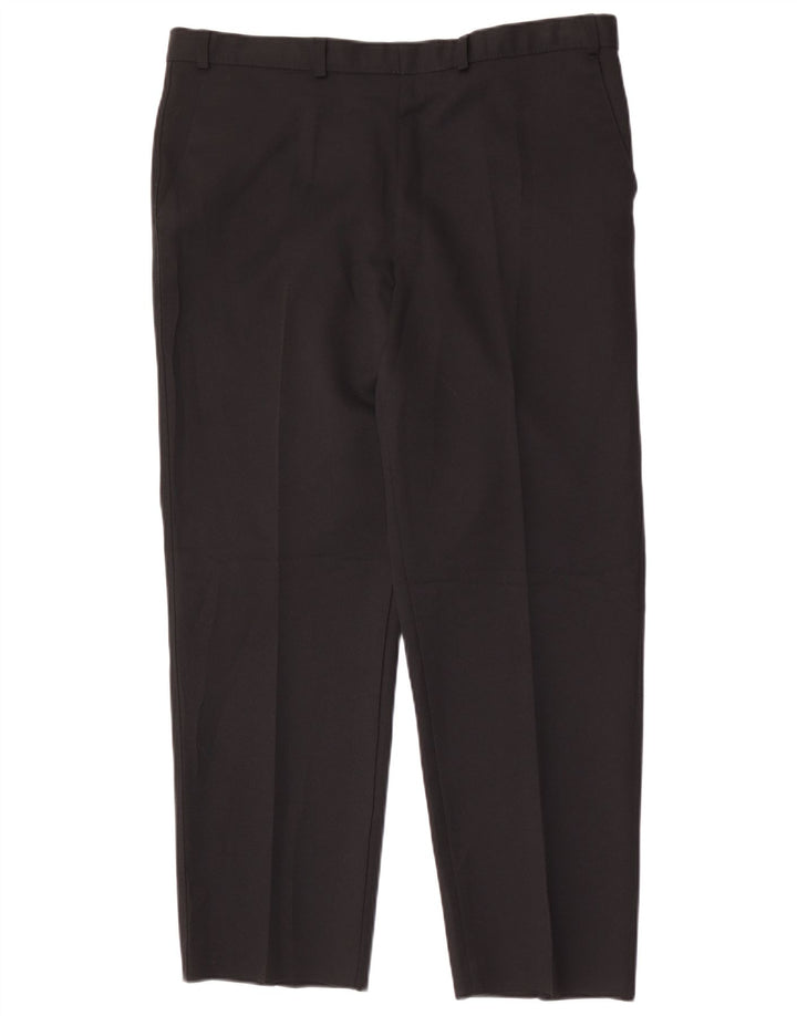 Gerade Herren-Chinohose von Marks & Spencer, W38, L29, Schwarz, Polyester