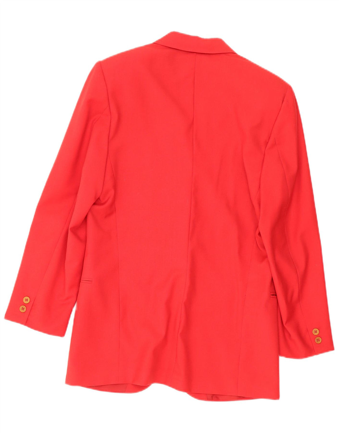 Tessuti Lanerossi Herren 2-Knopf-Blazerjacke UK 38 Mittelrote Schurwolle