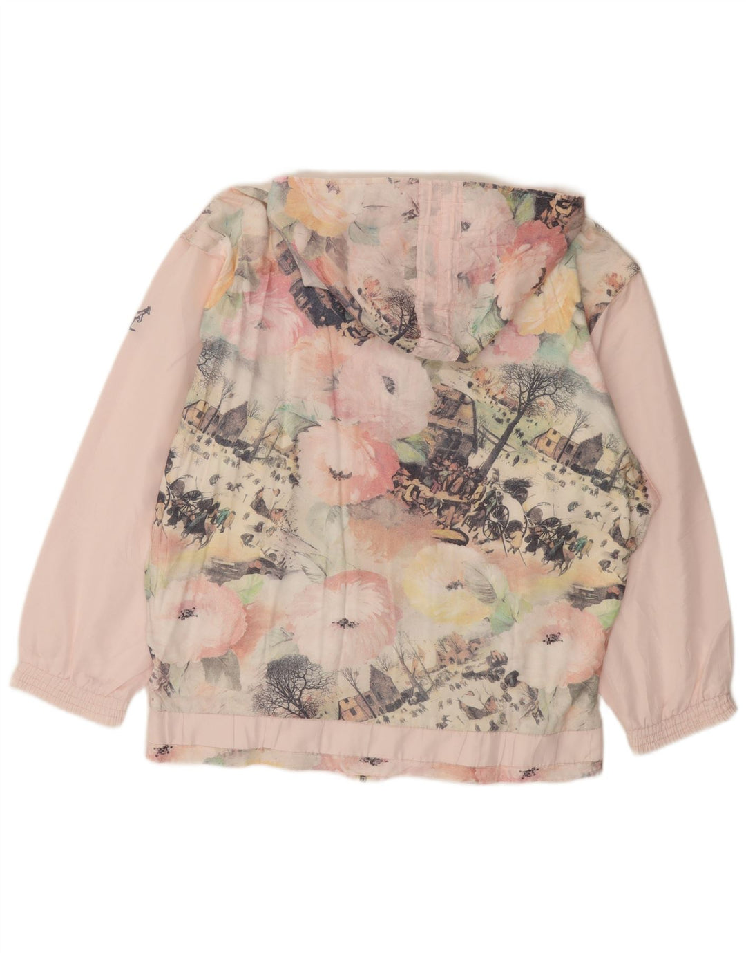 AUSTRALIAN L'ALPINA Damen Übergroße grafische Regenjacke IT 48 XL Pink