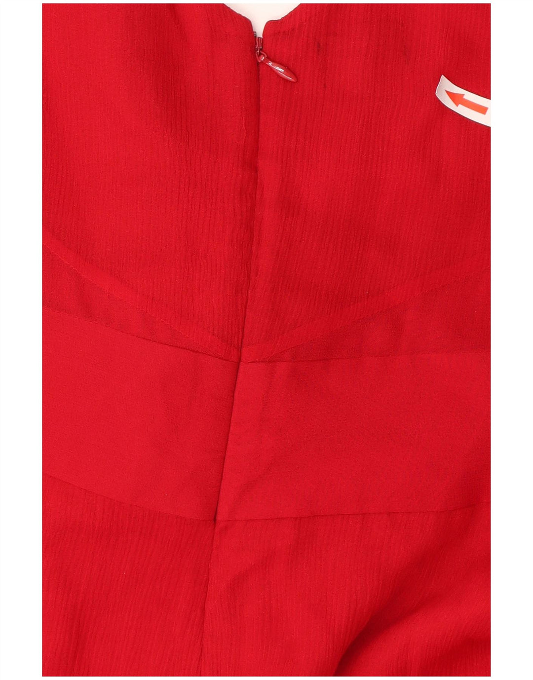Hobbs Damen Ärmelloses Maxikleid UK 14 Mittelrote Seide