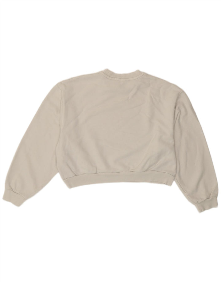 Levi's Damen Crop Graphic Übergroßer Sweatshirt-Pullover, Gr. 10, Größe S, Weiß