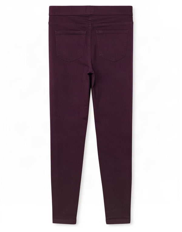 Marks & Spencer Damen Jegging-Jeans UK 8 Small W27 L26 Lila Baumwolle
