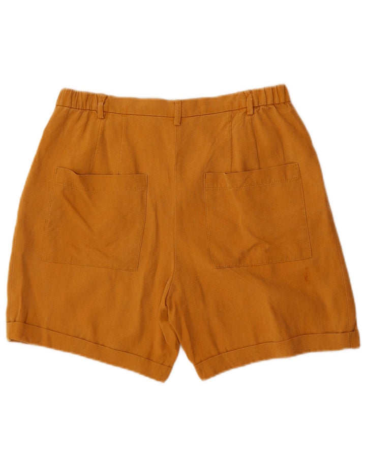 Zara Damen Chino-Shorts mit Falten, Größe S, W26, Braun