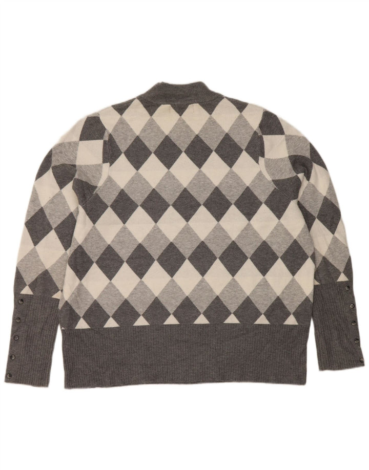 Marks & Spencer Damen-Pullover mit Rollkragen, UK 22 3XL, Grau