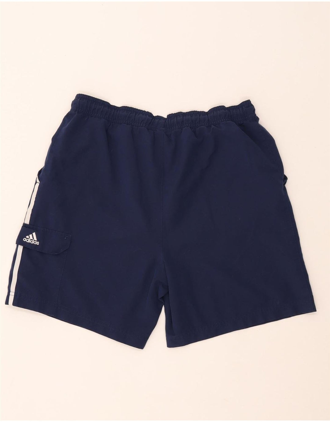 ADIDAS Mens Swimming Shorts Medium  Navy Blue Polyester