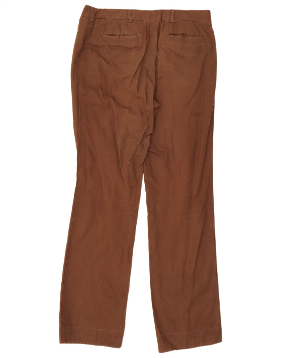 Vintage Damen Bootcut Freizeithose W32 L33 Braune Baumwolle