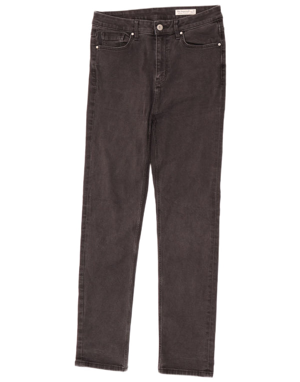 Marks & Spencer Damen Sienna Straight Jeans UK 12 Medium W30 L30 Schwarz