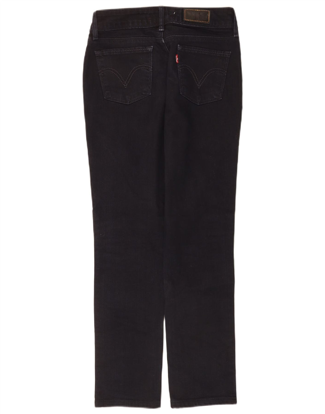Levi's Damen 571 Slim Jeans W29 L30 Schwarz Baumwolle