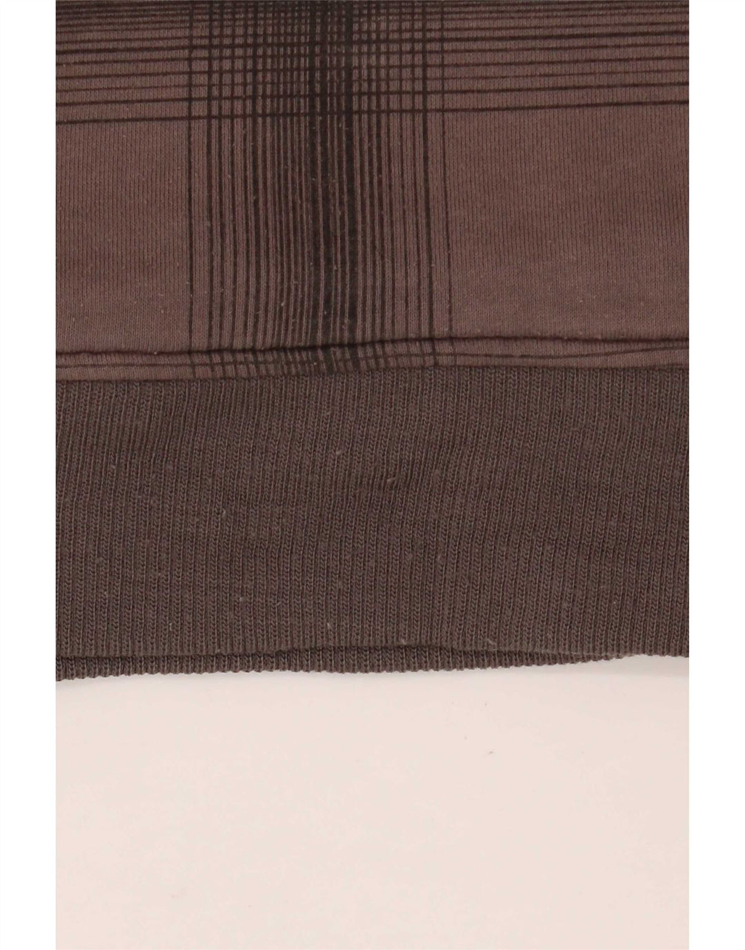 Quiksilver Herren-Kapuzenpullover mit grafischem Reißverschluss, mittelgrau karierte Baumwolle