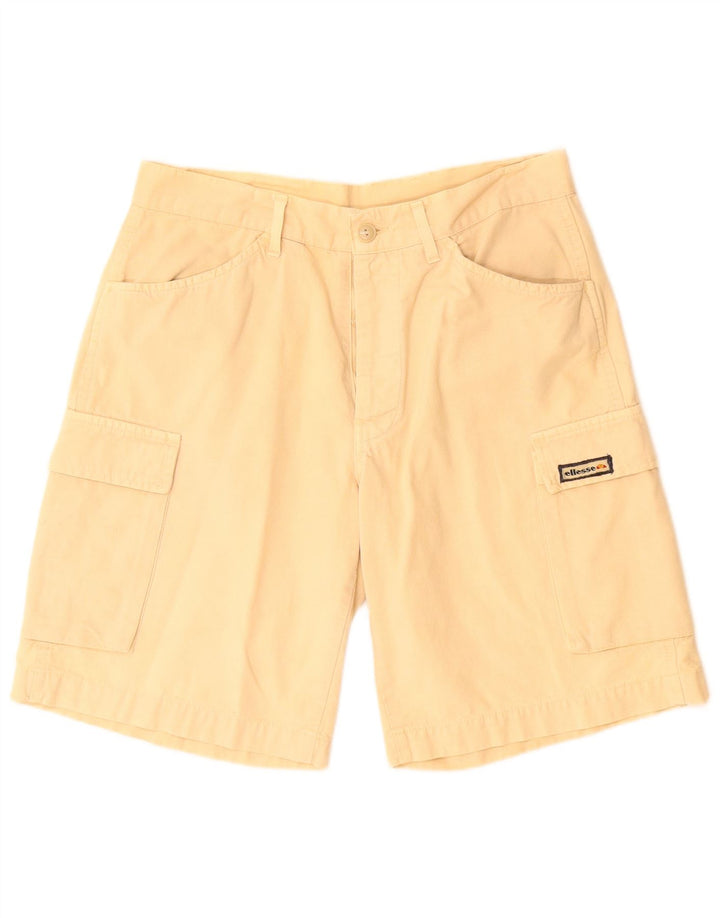 Ellesse Herren Cargoshorts W40 XL Beige Baumwolle