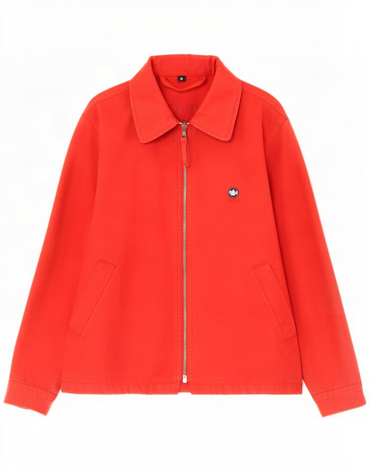 Murphy & Nye Damen Übergroße Bomberjacke UK 10 Small Rote Baumwolle
