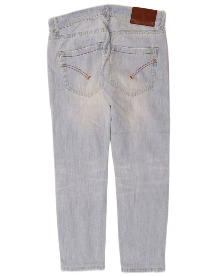 Dondup Damen Distressed Slim Jeans W26 L25 Blaue Baumwolle