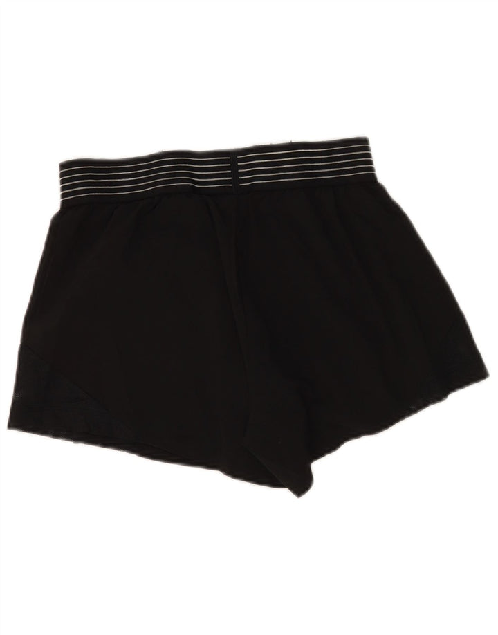 Nike Damen Dri Fit Sport Shorts UK 8 Small Schwarz Polyester