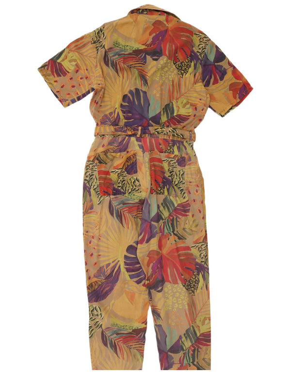 Desigual Womens Jumpsuit UK 18 XL Mehrfarbiges florales Lyocell Tropical