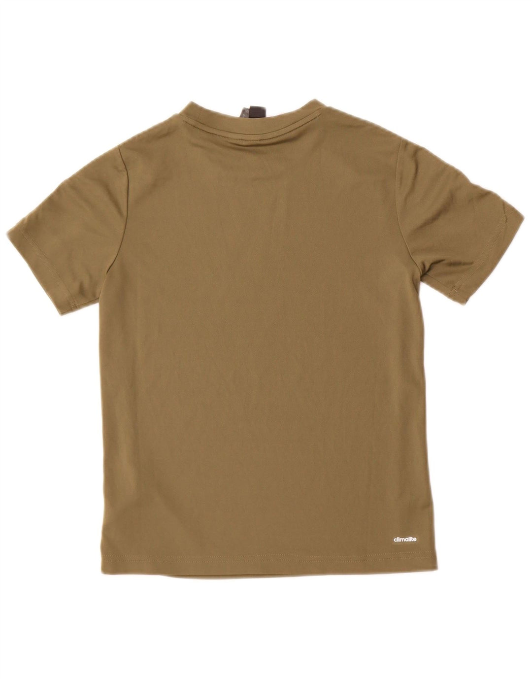 Adidas Jungen Climalite T-Shirt Top 9-10 Jahre Khaki Polyester