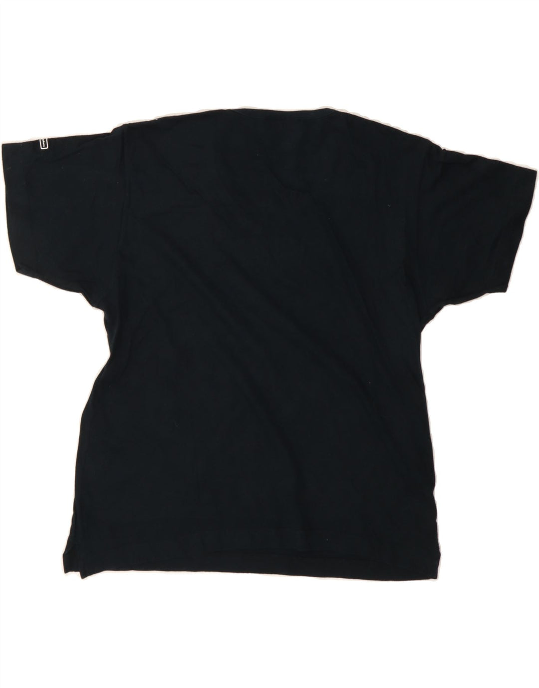 CHAMPION Womens Graphic T-Shirt Top UK 12 Medium Navy Blue Vintage Champion and Second-Hand Champion from Messina Hembry 