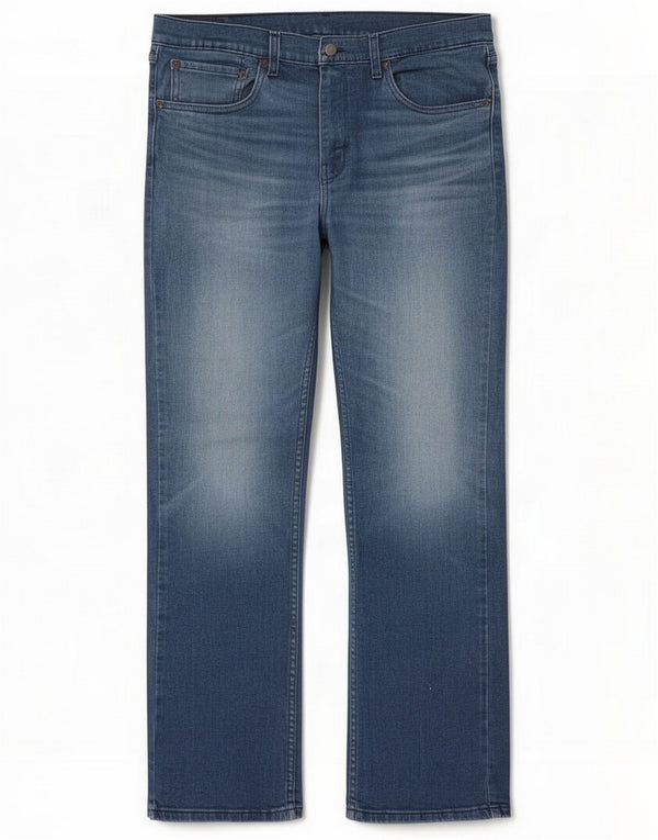 Levi's Herren 527 Bootcut Jeans W36 L32 Blaue Baumwolle