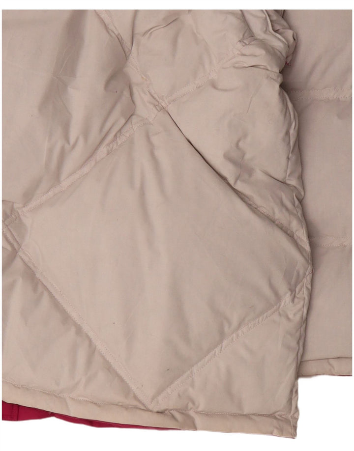 Diadora Herren Kapuzenjacke, wendbar, wattiert, UK 40, Größe L, Rosa, Polyester