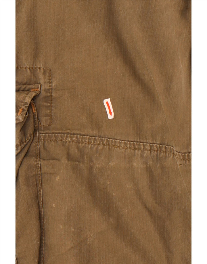 Marlboro Classics Herren Cargoshorts W38 XL Khaki Baumwolle