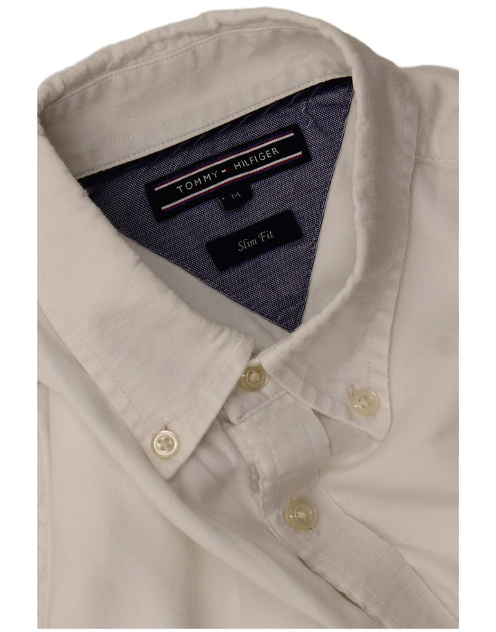 Tommy Hilfiger Herren Slim Fit Hemd Mittelweiß