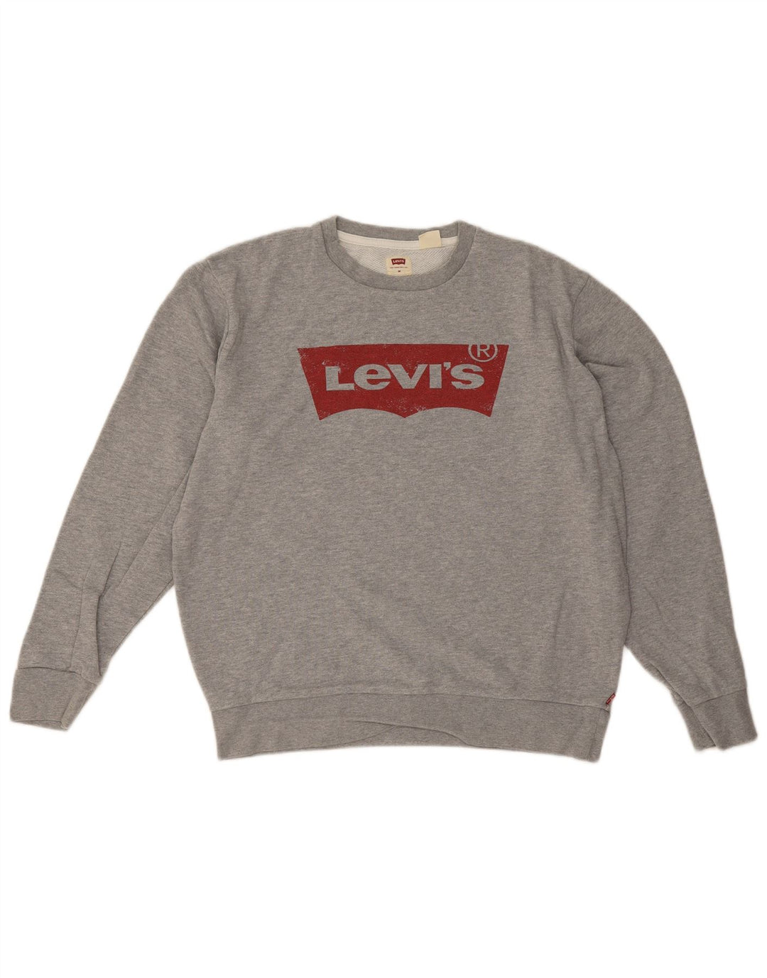 Levi's Herren-Sweatshirt mit Grafik, mittelgrau meliert