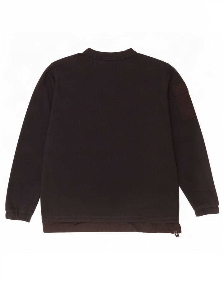 Fila Herren-Sweatshirt-Pullover, mittelschwarz, Baumwolle