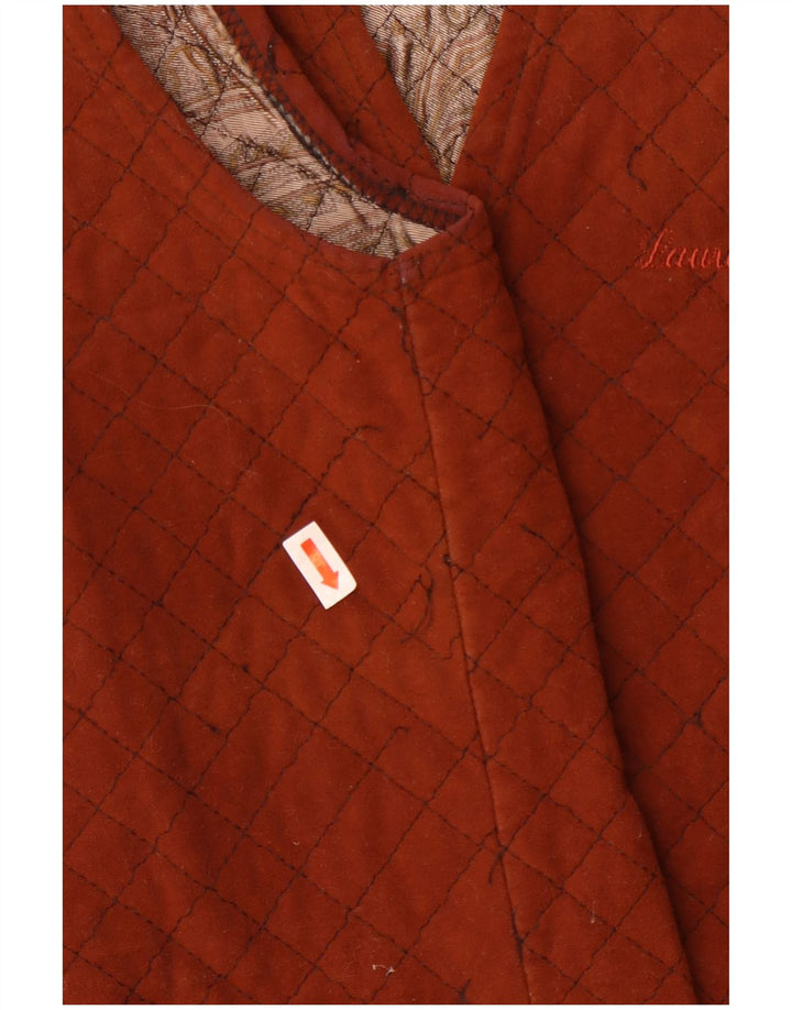 Vintage Herren Weste Klein Braun