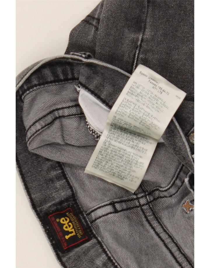 Lee Herren Luke Slim Jeans W28 L30 Graue Baumwolle