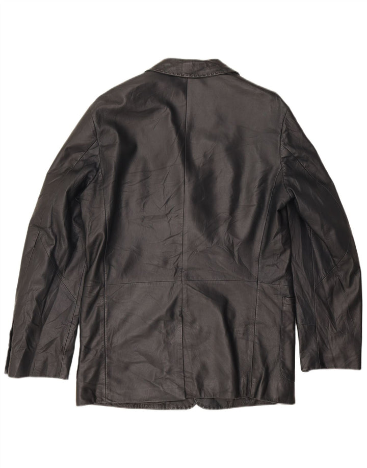 Vintage Herren 3-Knopf-Blazerjacke UK 38 Medium Schwarz