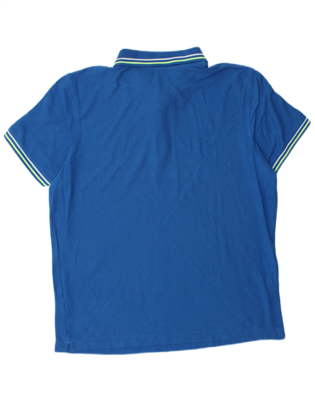 Lotto Herren-Poloshirt aus mittelblauer Baumwolle