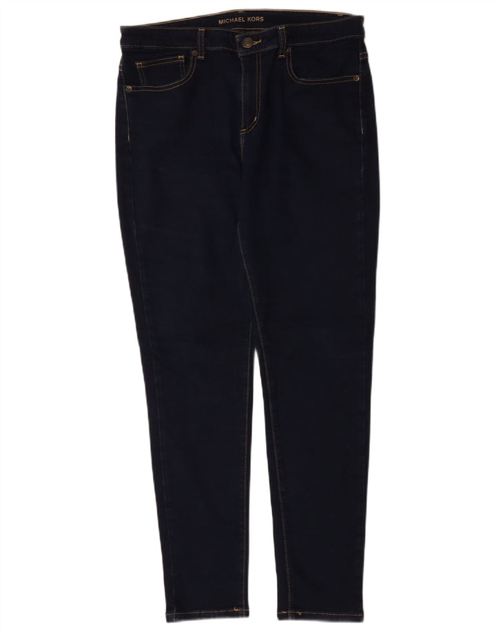 Michael Kors Damen Skinny Jeans W32 L29 Marineblau