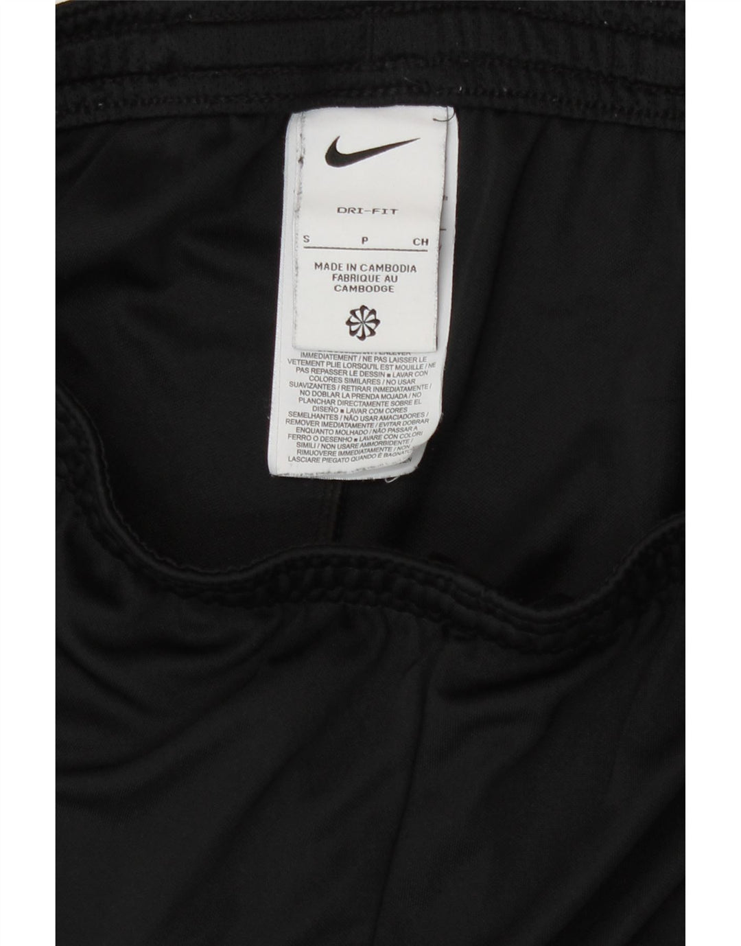 Nike Herren Dri Fit Sport Shorts UK 10 Small Schwarz Polyester