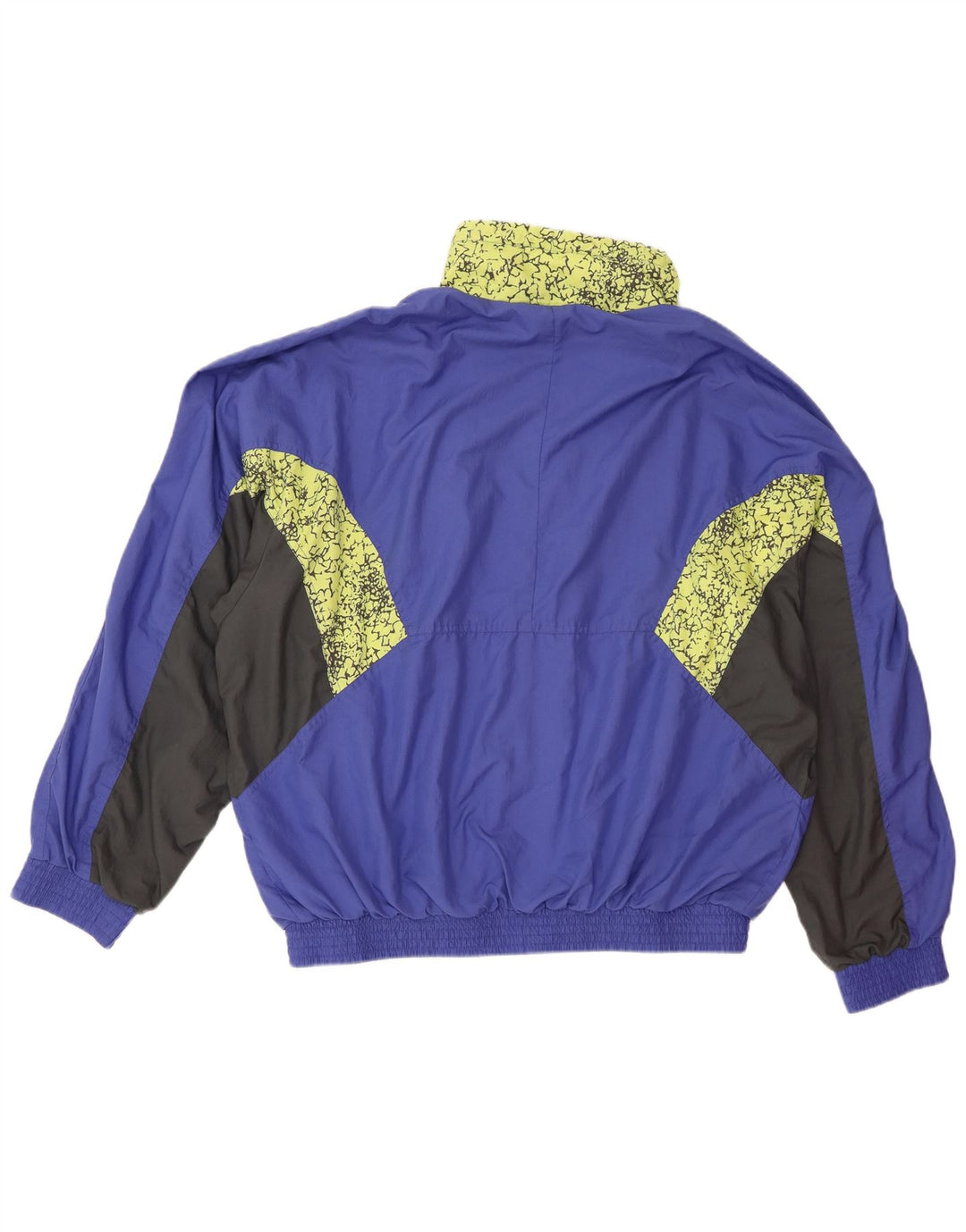 Triumph Herren-Trainingsanzugoberteil, XL, blaues Colourblock-Polyester