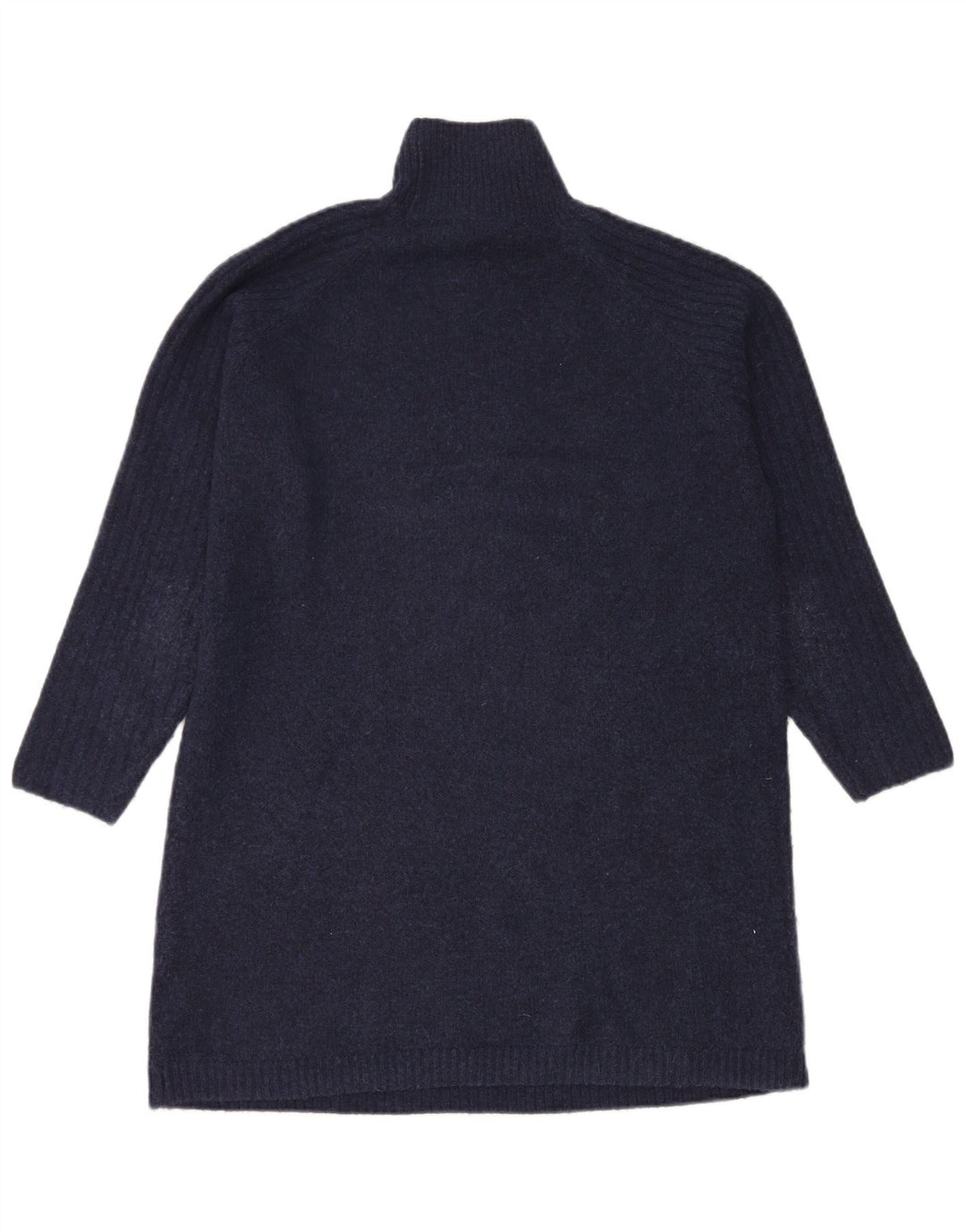 Rollkragenpullover mit Rollkragen für Damen von Zara, Gr. 12, mittleres Marineblau
