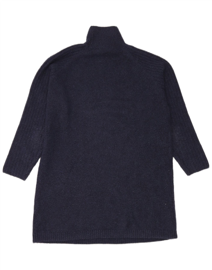 Rollkragenpullover mit Rollkragen für Damen von Zara, Gr. 12, mittleres Marineblau
