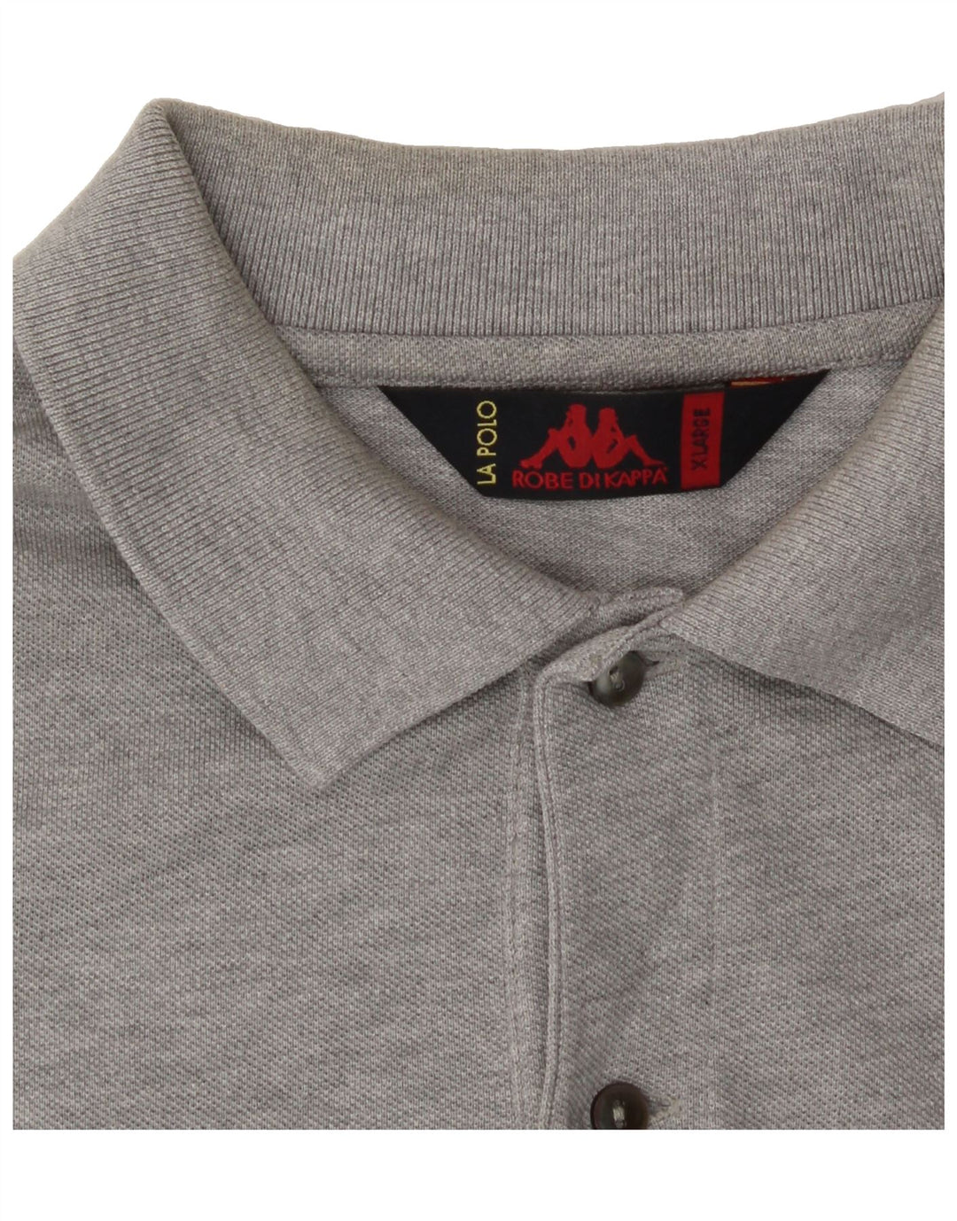 KAPPA Mens Polo Shirt XL Grey Vintage Kappa and Second-Hand Kappa from Messina Hembry 