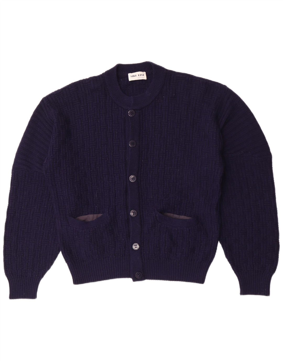 Niki Line Herren-Strickjacke, groß, Marineblau