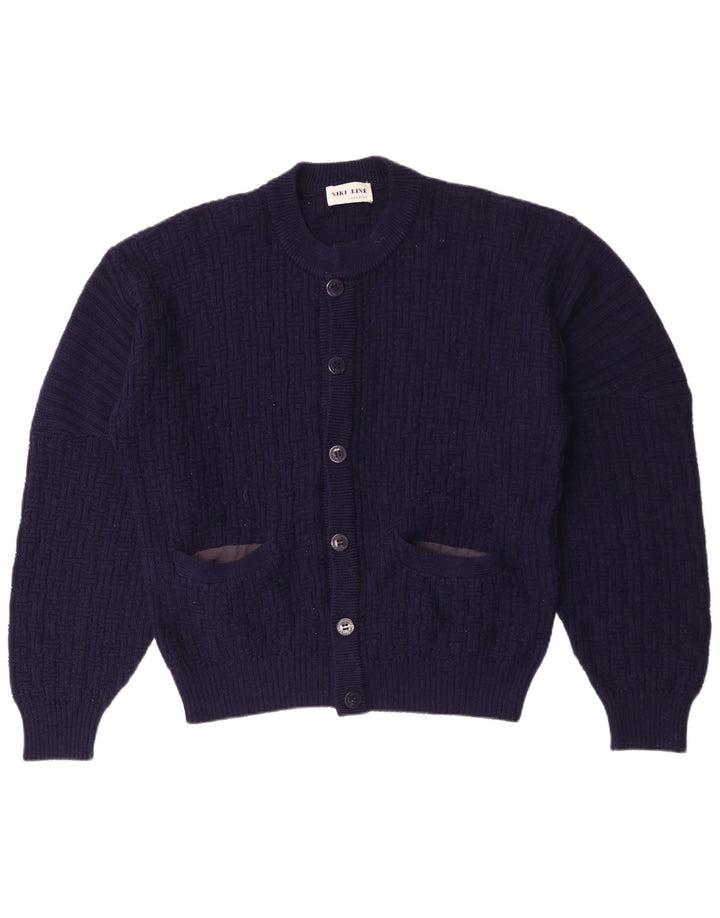Niki Line Herren-Strickjacke, groß, Marineblau