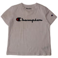 CHAMPION Jungen-T-Shirt mit Grafik, 4–5 Jahre, weiße Baumwolle