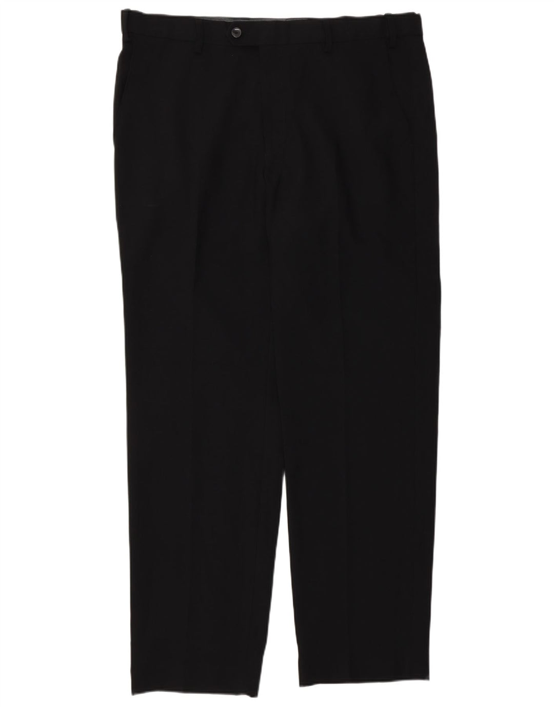 Marks & Spencer Herren-Anzughose mit normaler Passform, gerade Passform, W36 L31, Schwarz